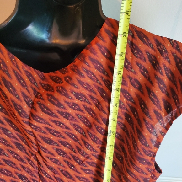 Multicolor Patterned Dress - Picture 5 of 6